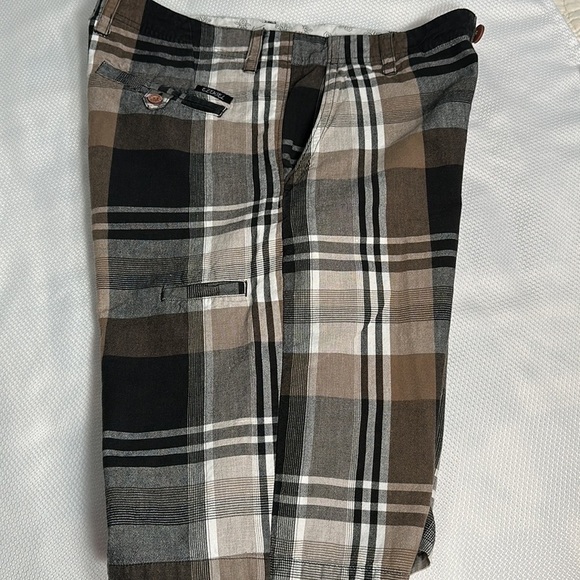 Men’s EZEKIEL cotton plaid shorts - Picture 7 of 7